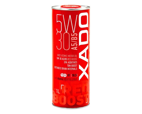 Моторна олива XADO Atomic Oil 5W-30 A5/B5 RED BOOST синтетична  упаковка 1 л