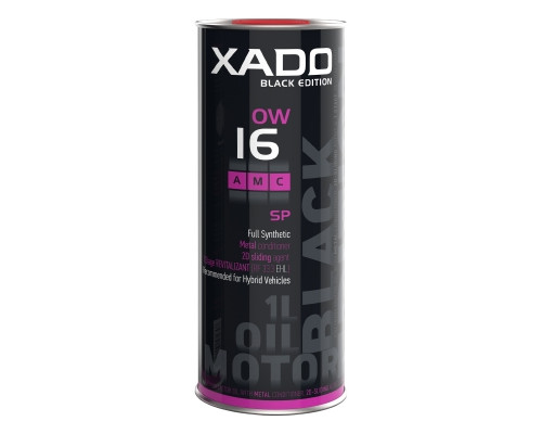 Моторна олива XADO Atomic Oil 0W-16 SP AMC Black Edition синтетична 1л