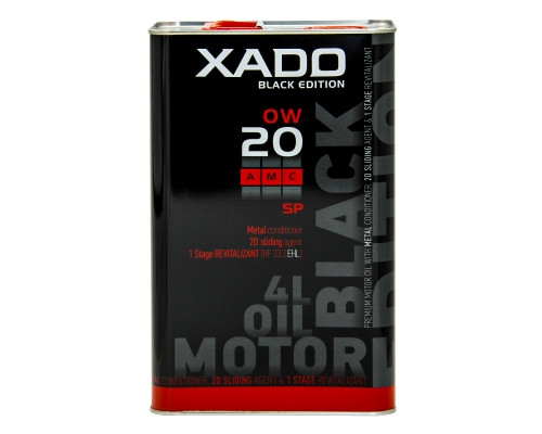 Моторна олива XADO Atomic Oil 0W-20 SP AMC Black Edition синтетична 4л