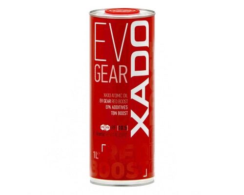 Олива для редукторів електромобілів XADO Atomic Oil EV Gear Red Boost 1л