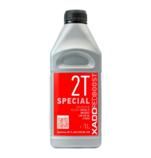 Моторна олива для мототехніки XADO RED BOOST Special 2T  пластикова каністра 1 л