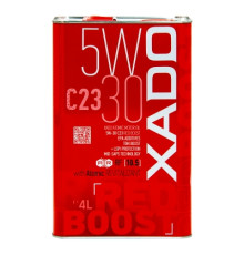 Моторна олива XADO Atomic Oil 5W-30 C23 RED BOOST синтетична.  Упаковка 4 л.