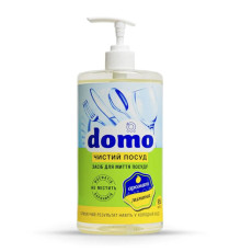Засіб для миття посуду DOMO "Лимон"  Упаковка: флакон з дозатором 1 л.
