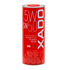 Моторна олива XADO Atomic Oil 5W-50 SN RED BOOST синтетична  упаковка 1 л
