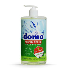 Засіб для миття посуду DOMO "Яблуко"  Упаковка: флакон з дозатором 1 л 