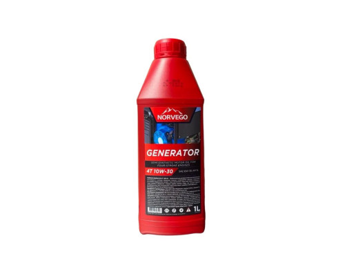 Моторна олива NORVEGO GENERATOR 4T 10W-30 для генераторів, 1 л
