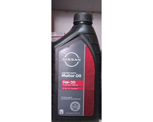 ОЛІЯ МОТОРНА NISSAN 5W-30  SP / GF-6A 1 л
