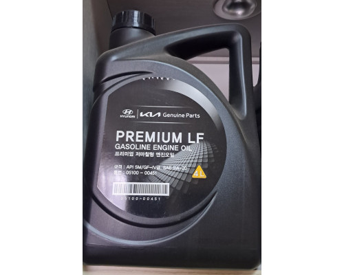 Моторна олія Mobis Hyundai/KIA Premium Gasoline 5W-20 4 л