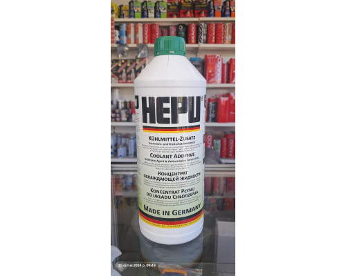 HEPU G11 Зелений концентрат антифризу, 1,5 л