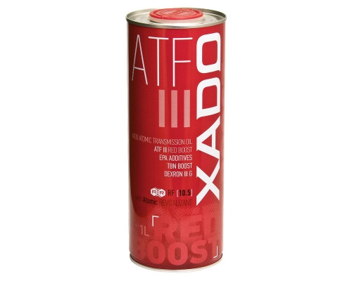 Трансмісійна олива XADO Atomic Oil ATF III RED BOOST  упаковка 1 л