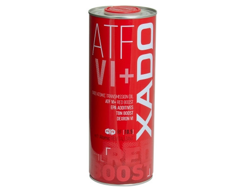 Трансмісійна олива XADO Atomic Oil ATF VI+ RED BOOST  упаковка 1 л