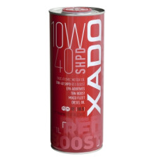 Напівсинтетична олива XADO Atomic Oil 10W-40 SHPD (SL/CI-4) RED BOOST  упаковка 1 л