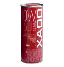 Моторна олива XADO Atomic Oil 10W-60 4T MA2 RED BOOST синтетична  упаковка 1 л