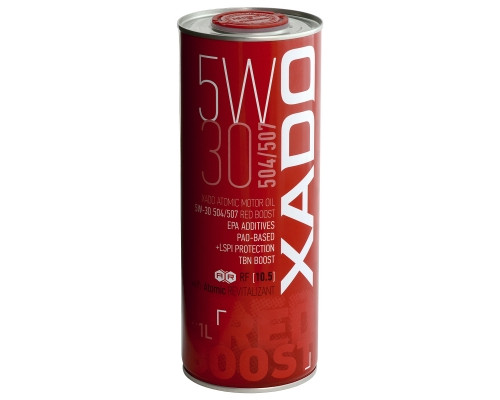 Синтетична олива XADO Atomic Oil 5W-30 504/507 RED BOOST  упаковка 1 л