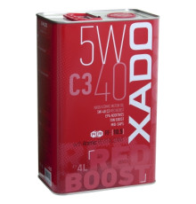 Синтетична олива XADO Atomic Oil 5W-40 C3 RED BOOST  упаковка 4 л