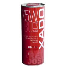 Трансмісійна олива XADO Atomic Oil 75W-80 GL 4 RED BOOST  упаковка 1 л