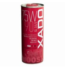 Трансмісійна олива XADO Atomic Oil 75W-90 GL 3/4/5 RED BOOST  упаковка 1 л