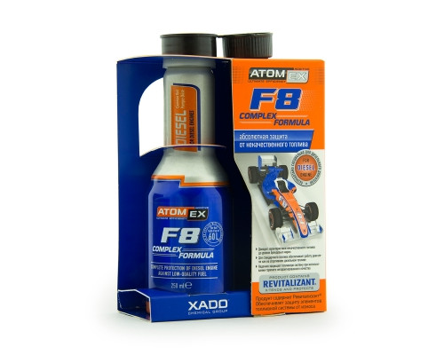 Захист дизельного двигуна ATOMEX F8 Complex Formula  Упаковка: балон 250 мл