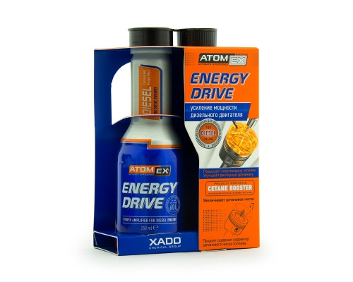 ATOMEX Energy Drive (Diesel) — підсилювач потужності дизельного двигуна  Упаковка: балон 250 мл