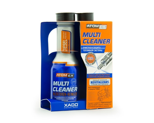Очисник паливної системи двигуна (дизель) ATOMEX Multi Cleaner  Упаковка: балон 250 мл