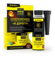 Суперкомплекс паливних присадок «В ДОРОГУ» 5 в 1 (дизель) VERYLUBE  Упаковка: балон 250 мл