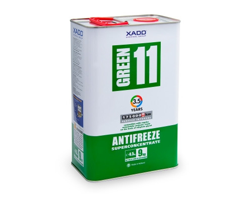 Концентрат антифризу для двигуна Antifreeze Green 11  Упаковка: жестяная банка 4 л