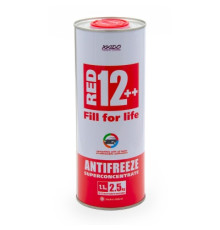 Концентрат антифризу для двигуна автомобіля Antifreeze Red 12++  Упаковка: жестяна банка 1,1 кг